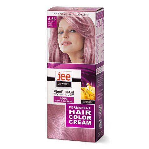 Permanent hair color cream JEE COSMETICS, 8-65 — SMOKY PINK PEARL