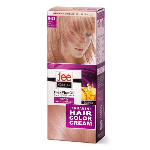 Permanent hair color cream JEE COSMETICS, 9-53 — PASTEL PINK BLONDE