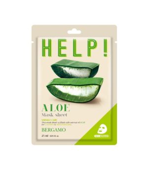 Näomask "Bergamo HELP! ", aaloe ekstraktiga 25 ml