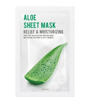 Mask näole "Purity Aloe Sheet Mask", aaloe vera mahlaga 22ml