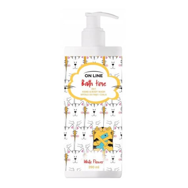 Dušhgeel ja vedelseep 2in1 “Bath Time” White Flowers 390ml Dušhgeel ja vedelseep 2in1 “Bath Time” White Flowers 390ml