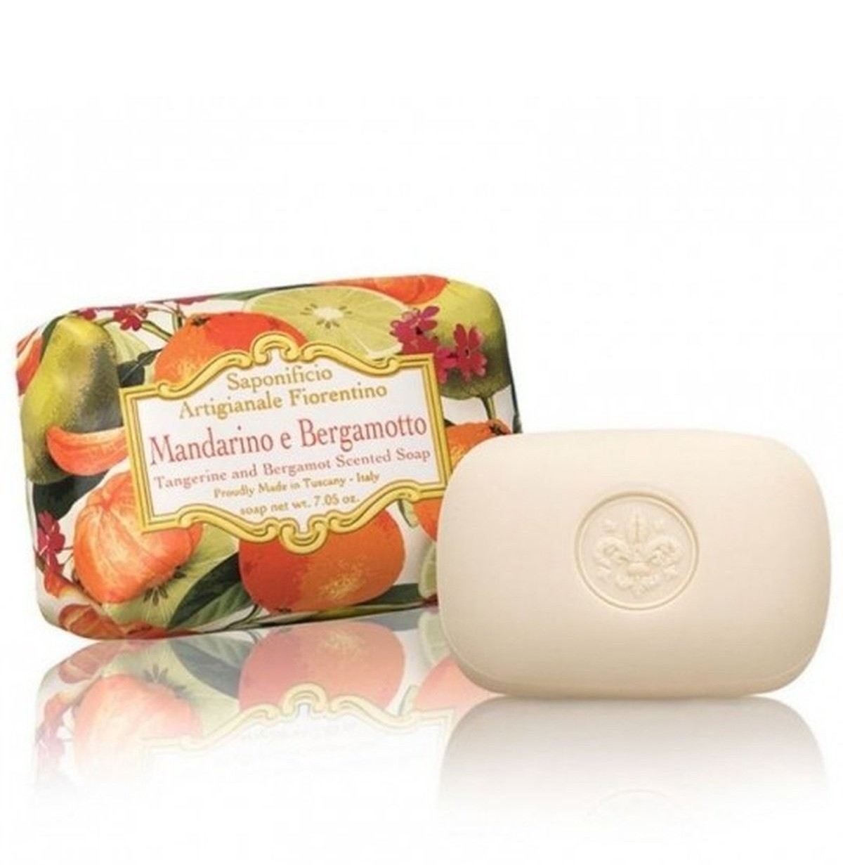 Soap “Fiorentino” “Mandarino&Bergamotto” 200 g Soap “Fiorentino” “Mandarino&Bergamotto” 200 g