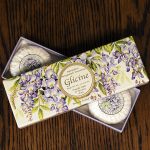 Seebikomplekt “Fiorentino” “Glicine” (aed-liivatee lõhnaga), 3×100 g