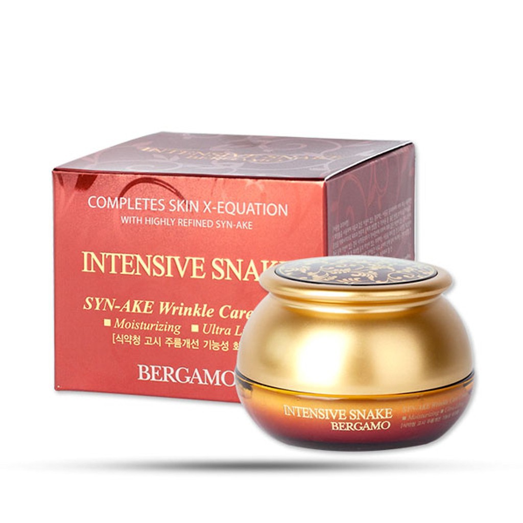 BERGAMO Intensive SNAKE SYN-AKE Wrinkle Care Cream, 50 ml BERGAMO Intensive SNAKE SYN-AKE Wrinkle Care Cream, 50 ml