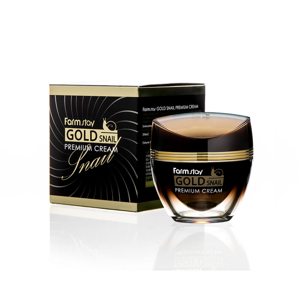 Anti-Wrinkle Cream “FarmStay Gold Snail” with Snail Mucus and Gold 50ml Anti-Wrinkle Cream “FarmStay Gold Snail” with Snail Mucus and Gold 50ml