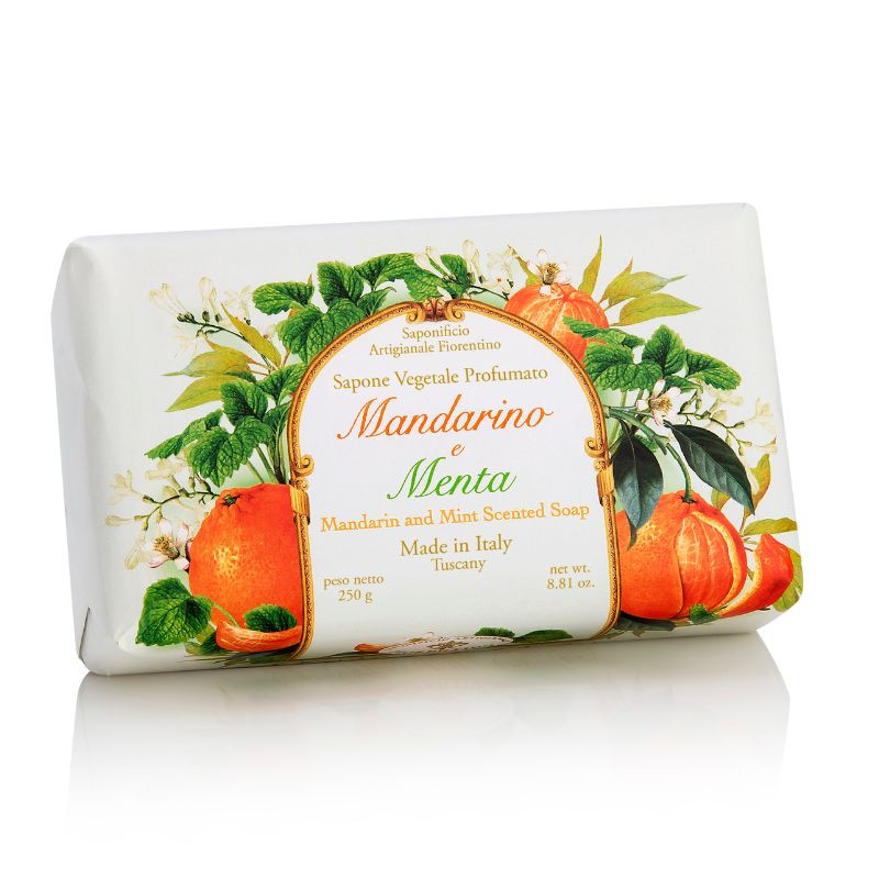 Seep “Fiorentino” “Mandariin ja münt” 250g Seep “Fiorentino” “Mandariin ja münt” 250g