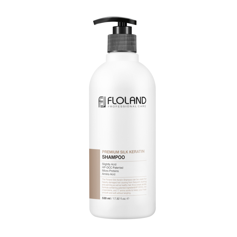 Šampoon “Floland Premium Silk Keratin” kahjustatud juuste taastamiseks 530ml Šampoon “Floland Premium Silk Keratin” kahjustatud juuste taastamiseks 530ml