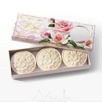 Seebikomplekt “Fiorentino” “Rosa”, (roosi kroonlehe lõhnaga), 3×125 g