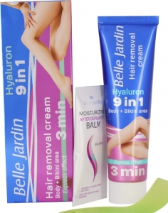 Depilatsioonikreem “Hyaluron 9in1”  jalgadele, kätele, bikiinipiirkonnale ja kaenlaalustele 125 ml