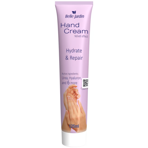 Käte- ja küüntekreem Hydrate & Repair  uurea ja hüaluroonhappega, 125 ml