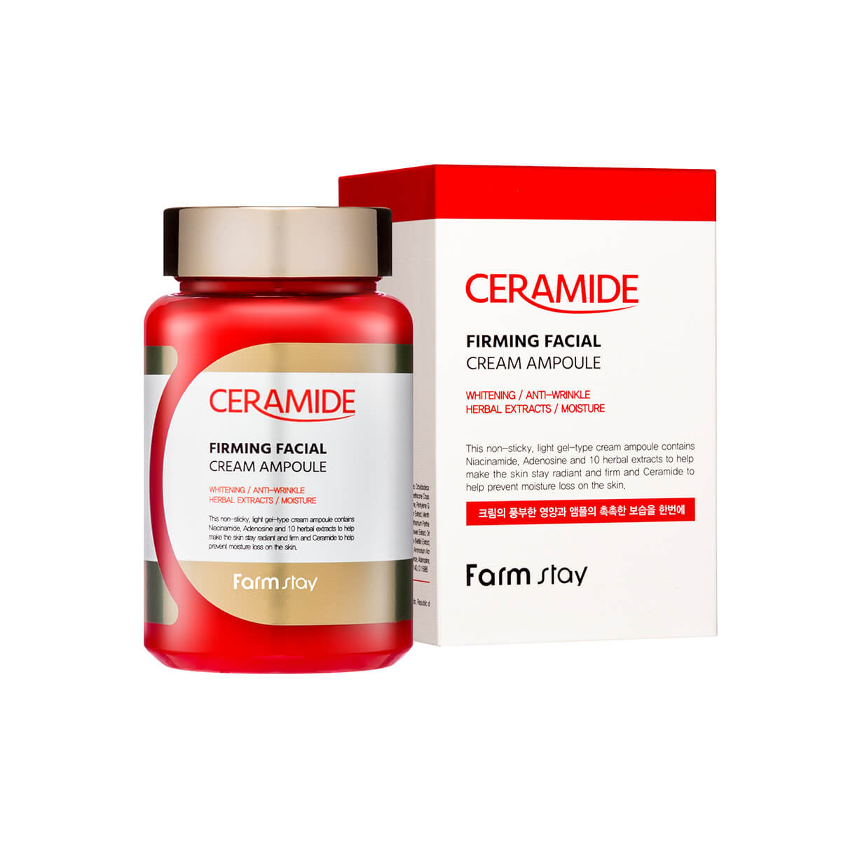 Firming Facial CREAM AMPOULE “Farmstay Ceramide”, 250 ml Firming Facial CREAM AMPOULE “Farmstay Ceramide”, 250 ml