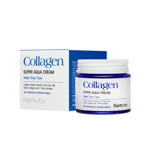 Face cream Aqua DROP “FarmStay Collagen”, 80 ml