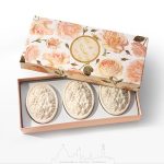 Seebikomplekt  “Fiorentino” “Rose Blossom” (roosi lõhnaga), 3×125 g