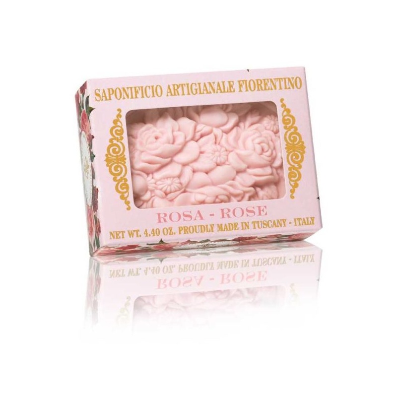 Мыло натуральное “Fiorentino Rose” 125 g Мыло натуральное “Fiorentino Rose” 125 g