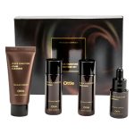 Омолаживающий набор OTTIE Black Signature, с муцином черной улитки 3×30 ml + 15ml