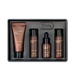 Омолаживающий набор OTTIE Black Signature, с муцином черной улитки 3×30 ml + 15ml