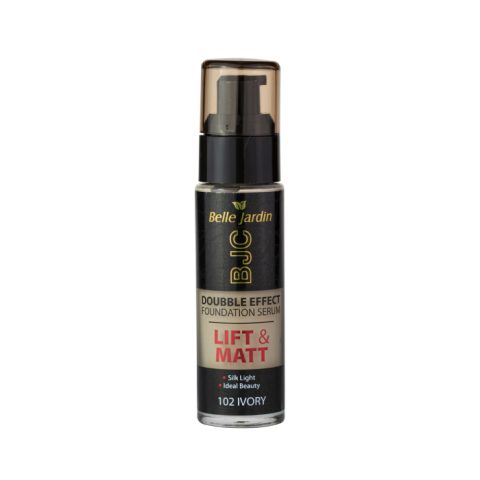 Foundation-Fluid  “Lift & Matt” Double Effect Foundation nr 102 ( Ivory) 30 ml
