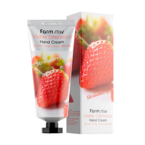 FARMSTAY VISIBLE DIFFERENCE Hand Cream STRAWBERRY, 100 g