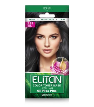 Tooniv juuksemask "ELITAN № 2.07", Klassikaline must 30 ml
