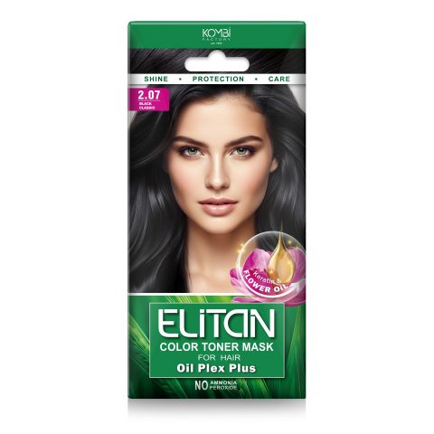 Tooniv juuksemask “ELITAN № 2.07”, Klassikaline must 30 ml