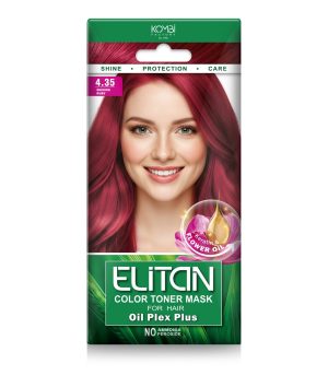 Tooniv juuksemask ELITAN nr 4.35 – Särav rubiin 30 ml