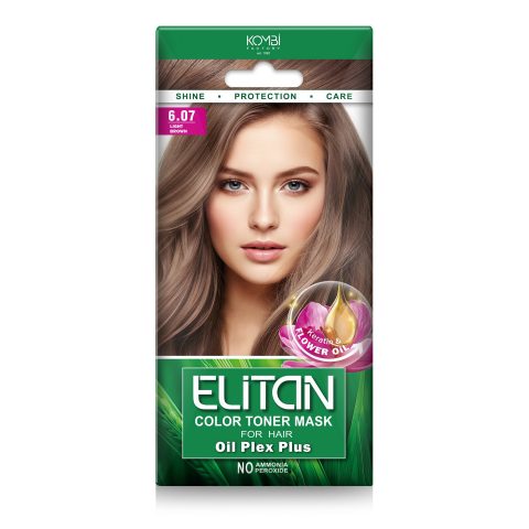 Tooniv juuksemask “ELITAN № 6.07” – Pruun (Helepruun) 30ml