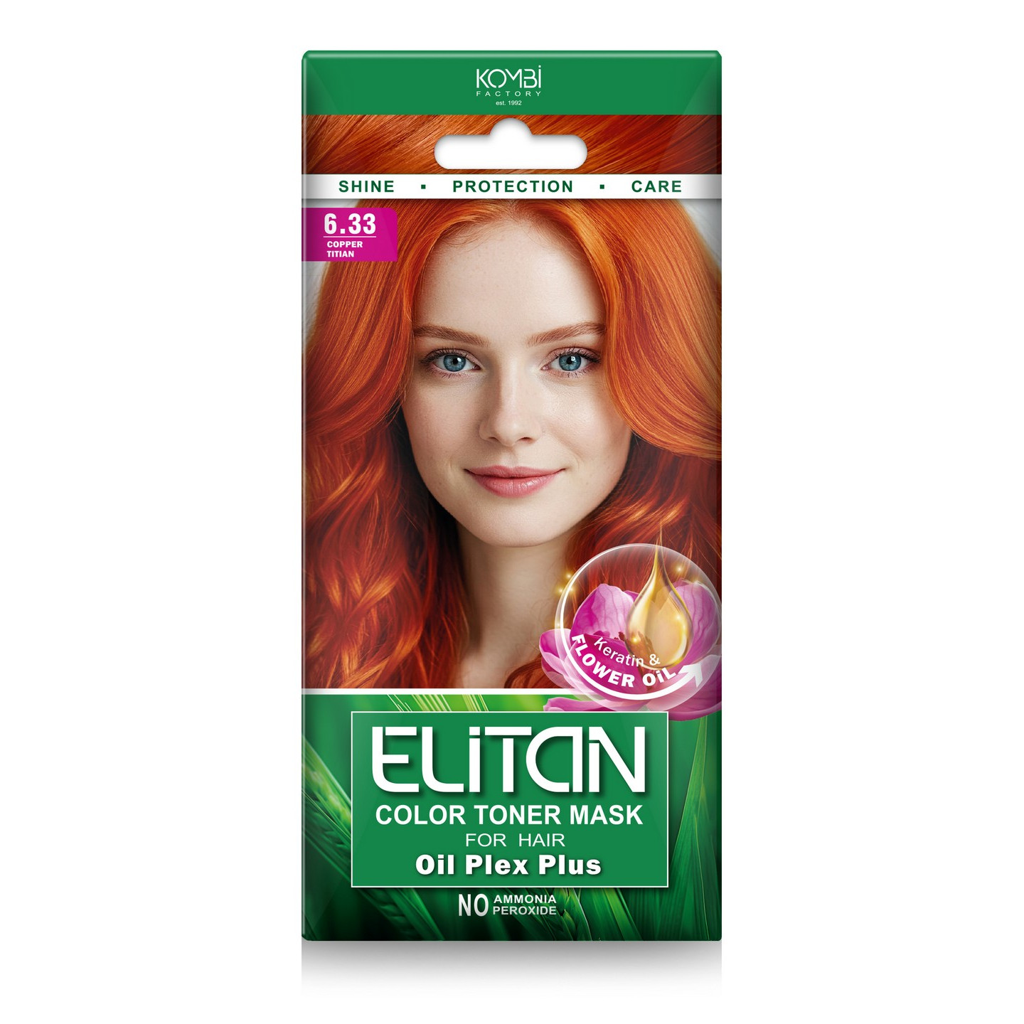 Tooniv juuksemask “ELITAN nr 6.33″– Vaskne Tizian 30 ml Tooniv juuksemask “ELITAN nr 6.33″– Vaskne Tizian 30 ml