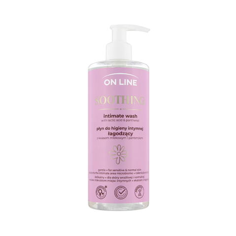 Rahustav intiimhügieeni geel “Soothing”, pantenooliga 390 ml