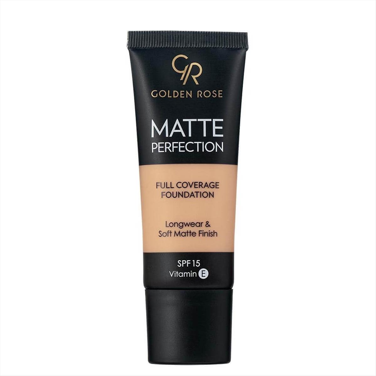 Kauapüsiv Meigialuskreem Golden Rose Matte Perfection Full Coverage Foundation SPF 15 35ml nr7 Kauapüsiv Meigialuskreem Golden Rose Matte Perfection Full Coverage Foundation SPF 15 35ml nr7