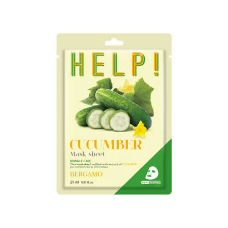 Näomask “Bergamo Help Cucumber” 25ml