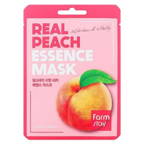 Kangast näomask FarmStay Real Peach 23ml