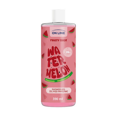 Dušigeel  Fruity Shot “Watermelon” 390 ml