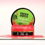 Suhkrukoorija kehale “Rabarber ja jõhvikas” Fresh Juice 200ml