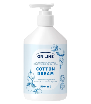 Kreemjas seep kätele ja kehale "Cotton Dream" 500 ml